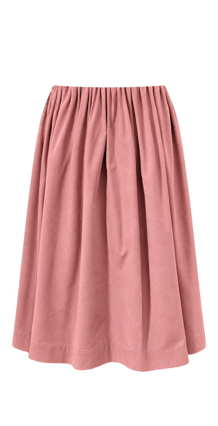 Trachtenrock Cord Rosa