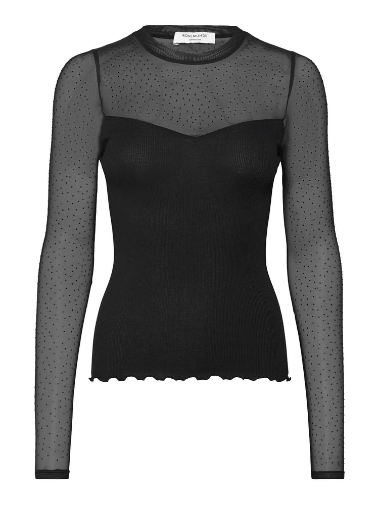 RWBernadine Organic LS Lace Tshirt