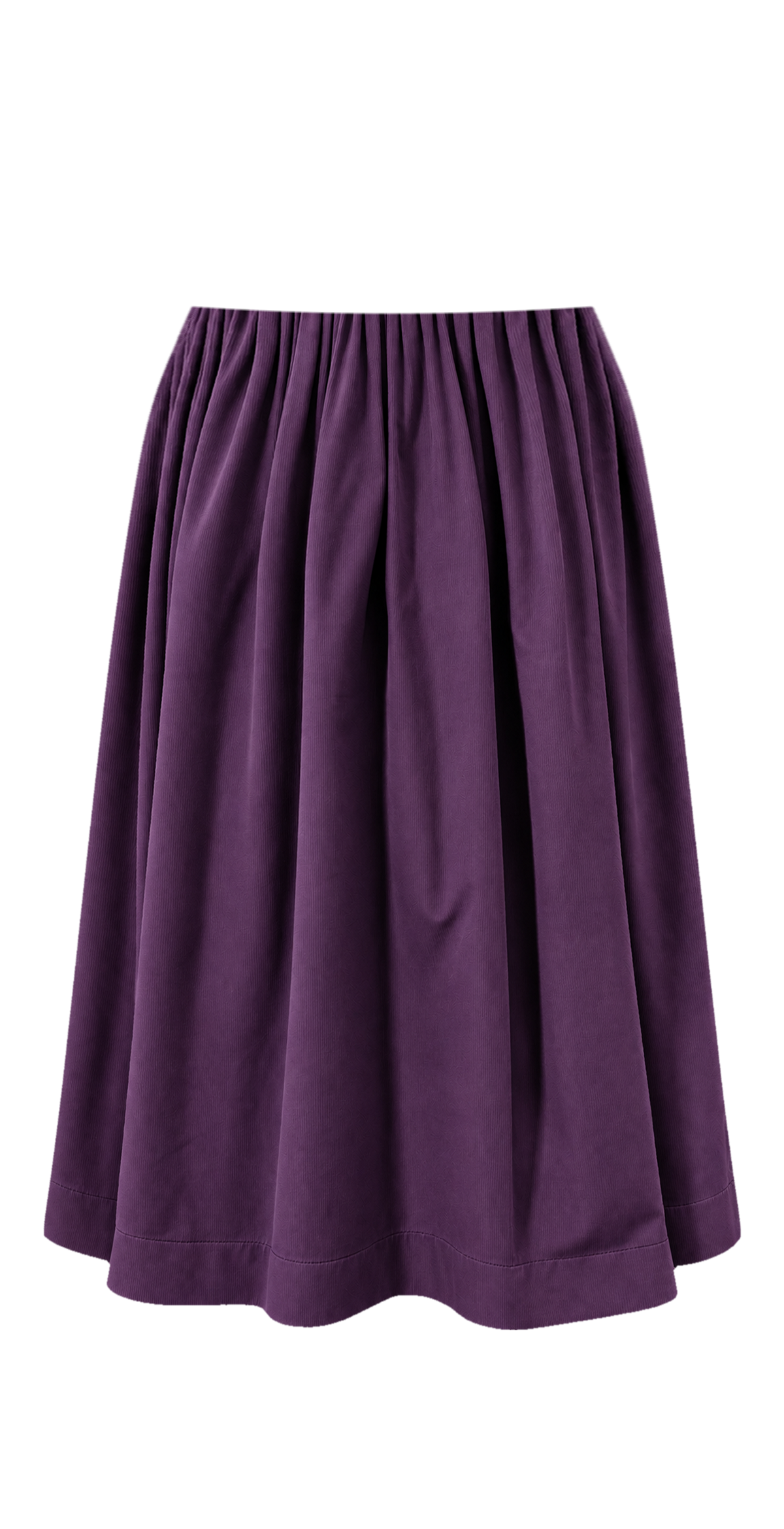 Trachtenrock Cord Aubergine