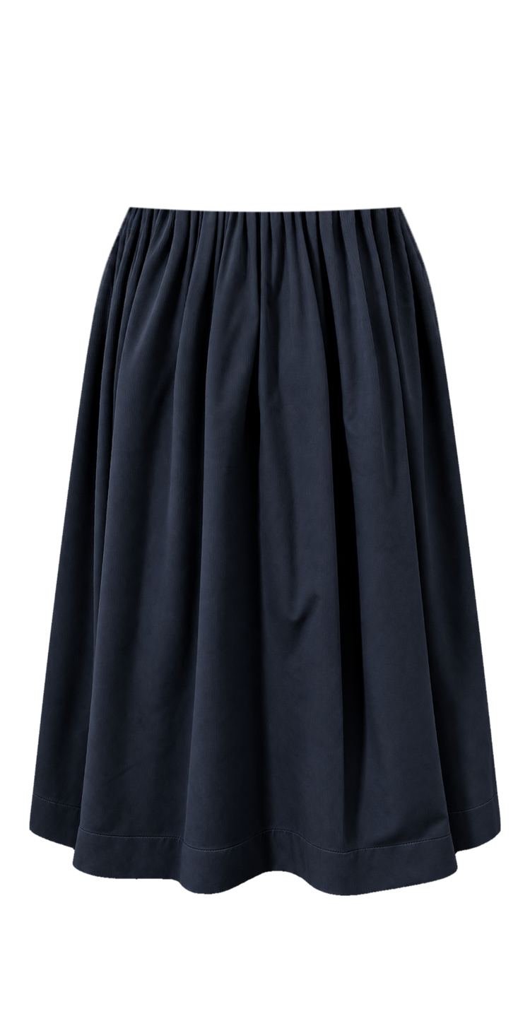Trachtenrock Cord Marine