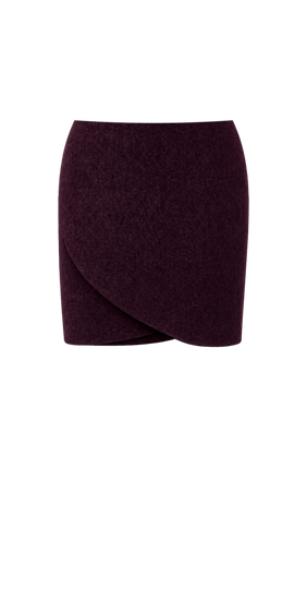 Wollrock OHLA – Aubergine