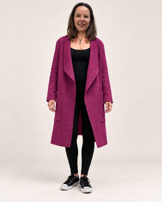 Wollmantel WHOLA in Fuchsia