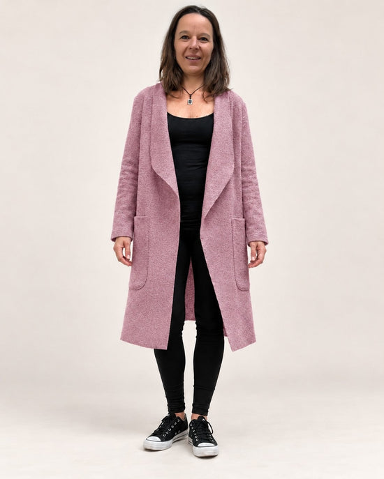 Wollmantel WHOLA in Mauve