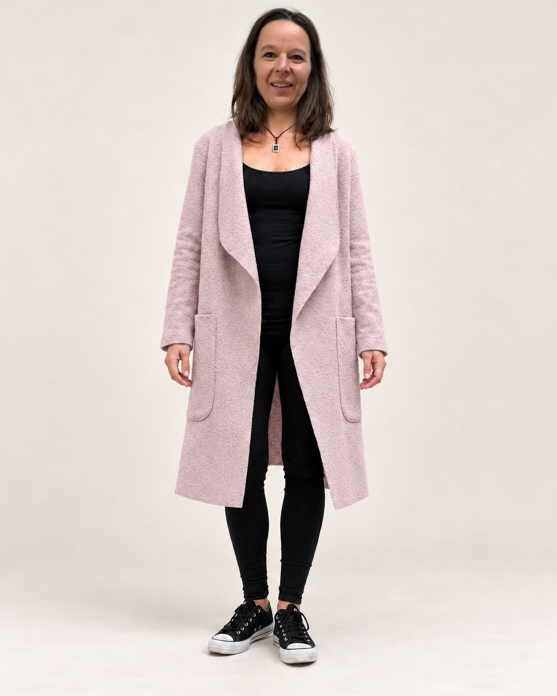 Wollmantel WHOLA in Rosé
