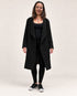 Wollmantel WHOLA in Schwarz